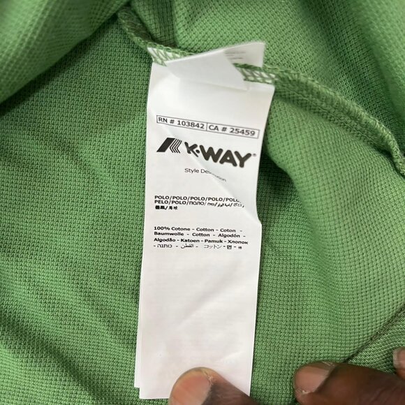 NWT K-Way 1pc Polo T-shirt - Picture 6 of 6